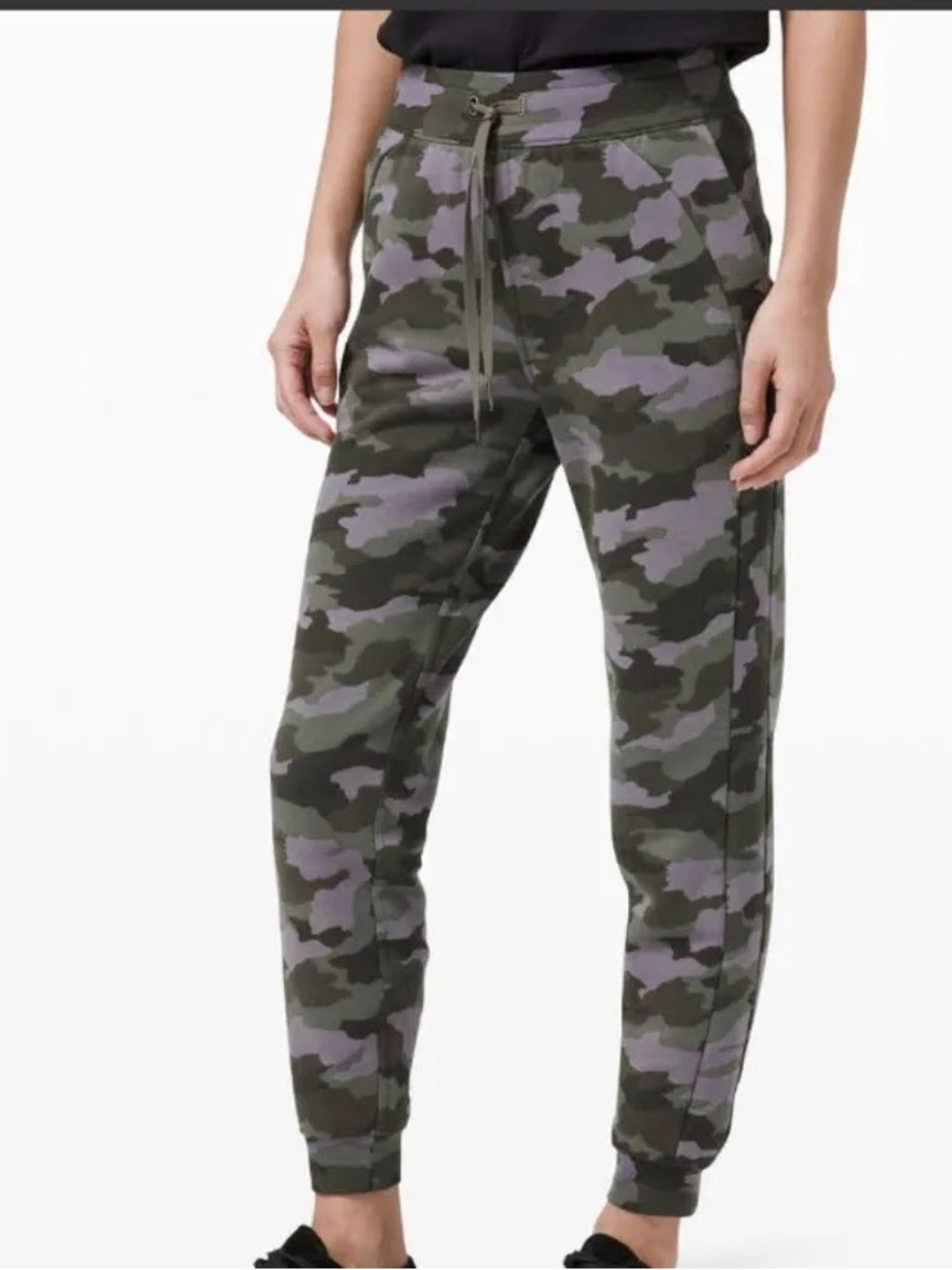 Lululemon Stretch High-Rise Jogger Heritage 365 Camo Dusky Lavender 14